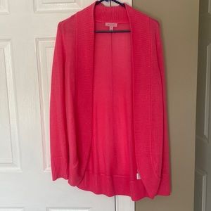 Lilly Pulitzer pink cardigan size M